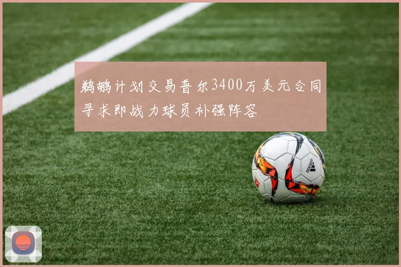 鹈鹕计划交易普尔3400万美元合同寻求即战力球员补强阵容